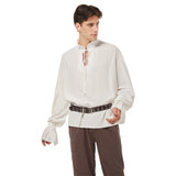 Vikingos Medievales Camisas Con Volantes Pirata Victoriano Cosplay Disfraz Traje Fiesta Navidad Carnaval