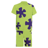 Anime The Patrick Star Show Playa de verano Camisa Pantalón Corto Playa Cosplay Disfraz Halloween Carnaval Traje
