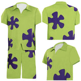 Anime The Patrick Star Show Playa de verano Camisa Pantalón Corto Playa Cosplay Disfraz Halloween Carnaval Traje