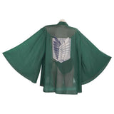 Anime Attack on Titan Cosplay Disfraz Traje de Baño Playa Sensual Capa Halloween Carnaval Traje