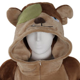 Anime The Ice Age Adventures of Buck Wild- Buck Wild Mono Pijama Cosplay Disfraz Traje Navidad Carnaval Fiesta