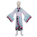 Anime Demon Slayer - Kochou Shinobu Niños Kimono Cosplay Navidad Disfraz Traje Vestido Carnaval disfrazdeptdiadebrujas.com®