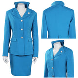 Series de TV Snowpiercer Temporada 3 Melanie Carville Cosplay Navidad Disfraz Falda Uniforme Conjunto Carnaval