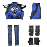 Juego Mortal Kombat 11 kitana Cospaly Disfraz Halloween Carnaval Traje