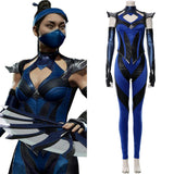 Juego Mortal Kombat 11 kitana Cospaly Disfraz Halloween Carnaval Traje