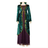 Película Hocus Pocus Winifred Sanderson Cosplay Disfraz Halloween Carnaval Traje