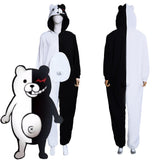 Juego Danganronpa Monokuma Mono Pajama Halloween Carnaval Cosplay Disfraz