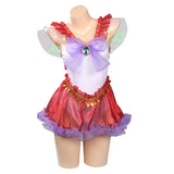 Anime Sailor Moon Hino Rei Cosplay Fiesta Disfraz Traje de Baño Bikini Creación Secundaria-disfrazdeptdiadebrujas.com®