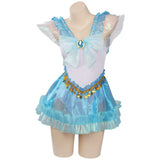 Anime Sailor Moon Mizuno Ami Cosplay Fiesta Disfraz Traje de Baño Bikini Creación Secundaria-disfrazdeptdiadebrujas.com®