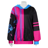 Juego Arcane: League of Legends - Jinx Sudadera Cosplay Navidad Fiesta 3D Impreso Casual-disfrazdeptdiadebrujas.com®