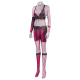 Juego Arcane: League of Legends-Jinx Cosplay Disfraz Traje Navidad Carnaval Fiesta