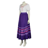Anime Encanto Luisa Madrigal Cosplay Navidad Disfraz Traje Vestido Falda