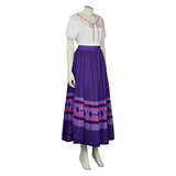 Anime Encanto Luisa Madrigal Cosplay Navidad Disfraz Traje Vestido Falda