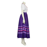 Anime Encanto Luisa Madrigal Cosplay Navidad Disfraz Traje Vestido Falda
