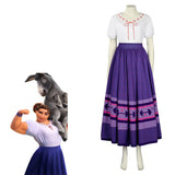 Anime Encanto Luisa Madrigal Cosplay Navidad Disfraz Traje Vestido Falda