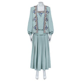 TV Downton Abbey:A New Era Lady Mary Cosplay Navidad Disfraz Traje Vestido Falda