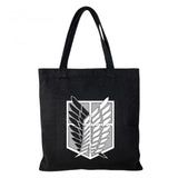 Ataque de Los Titanes Attack on Titan Cosplay Bolso de Hombro de Lona Cartera Portátil
