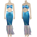 The Little Mermaid Ariel Cosplay Disfraz Traje De Carnaval Halloween Fiesta