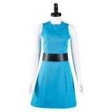 Anime The Powerpuff Girls-Bubbles Cosplay Disfraz Halloween Falda Carnaval