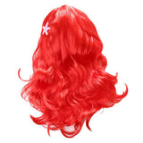 Película Ariel Cosplay Niñas Peluca Pelo Sintético Carnaval Halloween Party Props