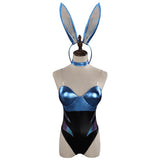 Juego LoL Akali The Rogue Assassin KDA Bunny Girls Sensual Cosplay Disfraz Halloween Falda Carnaval Traje