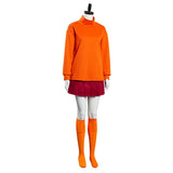 Anime Scooby Doo, Where Are You! Velma Dinkley Uniforme Cosplay Disfraz Navidad Halloween Carnaval Fiesta Traje