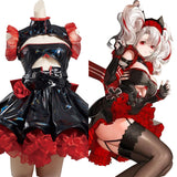 Juego Azur Lane -Prinz Adalbert Mucama Cosplay Navidad Disfraz Falda Vestido Carnaval Traje