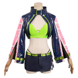 Anime Cyberpunk Edgerunner Rebecca Racing Jacket Cosplay Disfraz Adulto Traje De carnaval Halloween Fiesta disfrazdeptdiadebrujas.com®