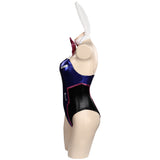Juego Overwatch OW Dva Bunny Girl Mono Cosplay Disfraz Halloween Carnaval Sensual Traje Mujer Per.