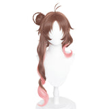 Juego Arknights - Eyjafjalla Cosplay Peluca Cabello Sintético Resistente al Calor Carnival Halloween Fiesta