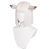 Juego Arknights - Carnelian Cosplay Peluca Cabello Sintético Resistente al Calor Carnival Halloween Fiesta