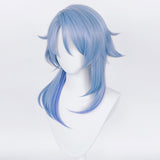 Juego Genshin Impact Kamisato Ayato Cosplay Peluca Cabello Sintético Resistente al Calor