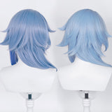 Juego Genshin Impact Kamisato Ayato Cosplay Peluca Cabello Sintético Resistente al Calor