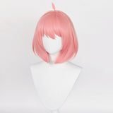 Anime Spy x Family Anya Forger Cosplay Peluca Cabello Sintético Resistente al Calor Navidad Fiesta
