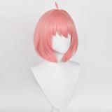 Anime Spy x Family Anya Forger Cosplay Peluca Cabello Sintético Resistente al Calor Navidad Fiesta