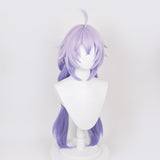 Juego Honkai: Star Rail Bailu Peluca Cosplay Pelo Sintético Resistente Al Calor Carnaval Halloween