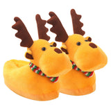 Zapatos Zapatillas de alce Navidad Fiesta Carnaval cosplay felpa adorable suave y cálido
