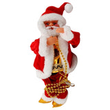 Navidad Muñeca Eléctrica Santa Claus Juguete de Peluche Decoraciones para Hogar Regalo para Niños