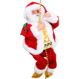 Navidad Muñeca Eléctrica Santa Claus Juguete de Peluche Decoraciones para Hogar Regalo para Niños