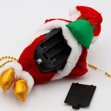 Navidad Muñeca Eléctrica Santa Claus Juguete de Peluche Decoraciones para Hogar Regalo para Niños