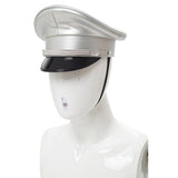 Tailandia Gorra de Oficial Militar de Cuero de PU Sombrero de Policía Accesorios