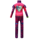 Descendants Mal Cosplay Zentai Mono de Halloween Traje de Mono para Niños