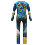 Descendientes Descendants 3 Uma Cosplay Zentai Traje de Halloween Mono para Niños