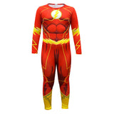 Película The Flash Zentai Mono Halloween Carnaval Cosplay Disfraz para Niños
