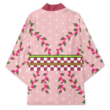 Anime Demon Slayer Kamado Nezuko Cosplay Capa Kimono Cárdigan Abrigo Toga Pijama Casual