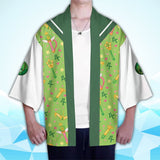 Anime Sailor Moon Sailor Jupiter Cosplay Kimono Cárdigan Abrigo Toga Capa Pijama Casual