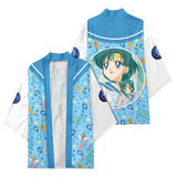 Anime Sailor Moon Sailor Mars Cosplay Kimono Cárdigan Abrigo Toga Capa Pijama Casual