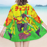 Anime Chainsaw Man Kimono Capa Halloween Carnaval Cosplay Disfraz Unisexo