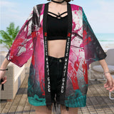 Anime Tokyo Revengers kimono cárdigan Toga impreso Capa Bata de baño mujer Cosplay Disfraz Halloween Carnaval Traje