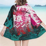 Anime Tokyo Revengers kimono cárdigan Toga impreso Capa Bata de baño mujer Cosplay Disfraz Halloween Carnaval Traje